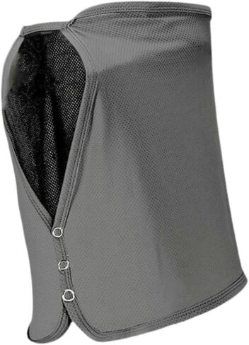 Sun Protection Neck Drape Face Cover, 32cm (12.6 inch) Cooling Neck Gaiter for Camping Hiking Cycling Fishing, Grey in Saudi Arabia