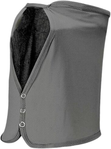 Sun Protection Neck Drape Face Cover, 32cm (12.6 inch) Cooling Neck Gaiter for Camping Hiking Cycling Fishing, Grey in Saudi Arabia
