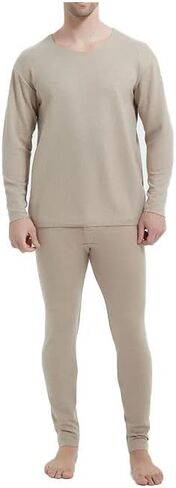 Men's winter thermal underwear men's suit fattened and thickened 7XL skin color in Saudi Arabia