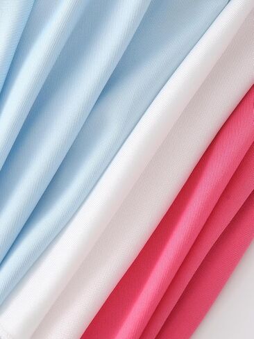 3 Pack Skorts for Girls Asymmetrical Skirt Flowy Skort High Waist A Line Skirt Pleated Ruffle Athletic Skirt in Kuwait