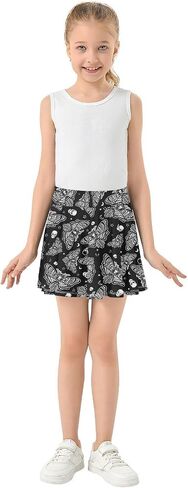 Girls Skirts with Shorts Athletic Tennis Skorts Sport Performance Skirt with Pockets in Saudi Arabia
