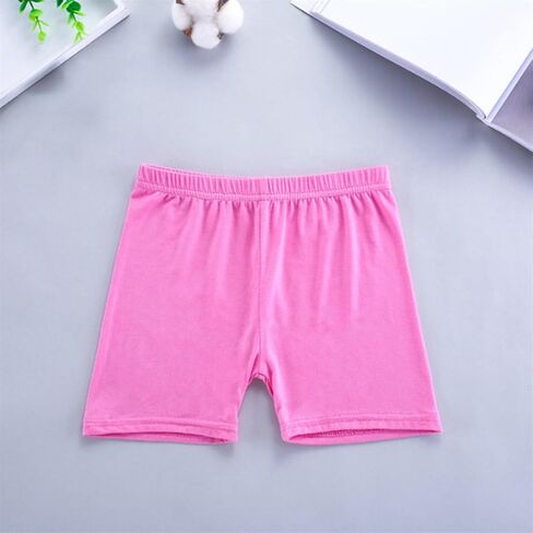 Girls Cartwheel Shorts Kids Basic Cotton Athletic Biker Shorts for Under Dresses Toddler Underwear Dance Short Leggings in Kuwait