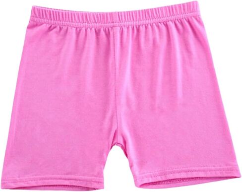Girls Cartwheel Shorts Kids Basic Cotton Athletic Biker Shorts for Under Dresses Toddler Underwear Dance Short Leggings in Kuwait