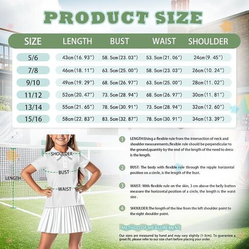 Girls Tennis Shirts Size 5-16 Golf Athletic Shirts Collared Sportswear for Summer Outdoor Activities in Saudi Arabia