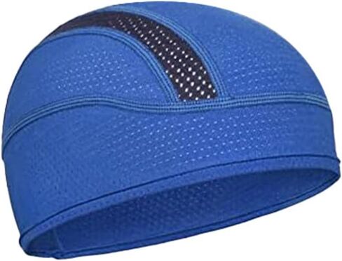 Cooling Mesh Skull Cap Helmet Liner - Unisex Beanie for Cycling & Running, Fits Under Helmets in Kuwait
