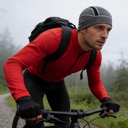 Cooling Mesh Skull Cap Helmet Liner - Unisex Beanie for Cycling & Running, Fits Under Helmets in Kuwait