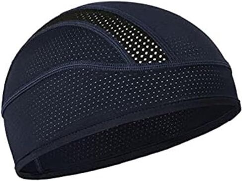 Cooling Mesh Skull Cap Helmet Liner - Unisex Beanie for Cycling & Running, Fits Under Helmets in Kuwait