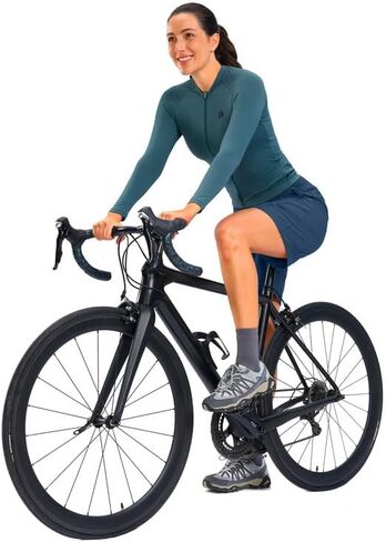 Bikewa Women's Mountain Bike Shorts 4D Padded Cycling Riding Biking Bicycle Biker Cycle Shorts for Women in Kuwait