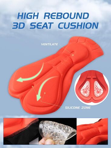 Women's Cycling Shorts 3D Padded Underwear MTB Bicycle Lightweight Breathable Ergonomic Biking Shorts in Kuwait