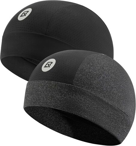 ROCKBROS Cooling Skull Caps for Men Women,Hard Hat Liner Helmet Liner Cycling Cap Motorcycle Sweat Wicking Head Wrap 2 Packs in Kuwait
