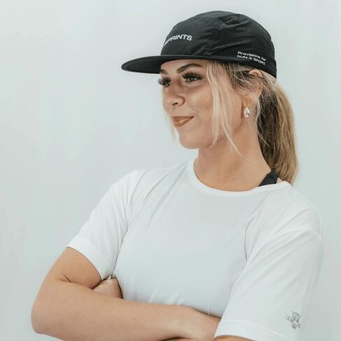 Sprints Blaze 5 Panel Hat | Lightweight Performance Running Cap, Breathable, Quick-Dry, Adjustable Fit | Unisex in Kuwait