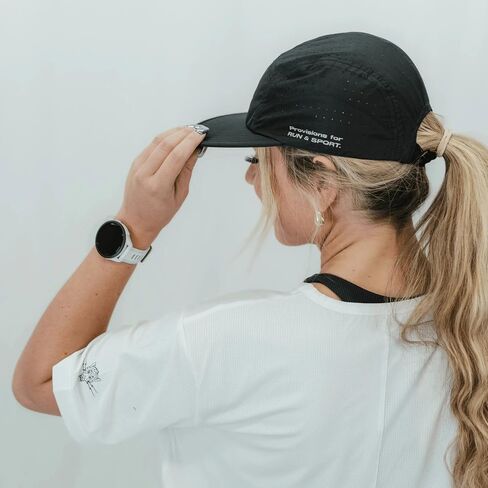 Sprints Blaze 5 Panel Hat | Lightweight Performance Running Cap, Breathable, Quick-Dry, Adjustable Fit | Unisex in Kuwait