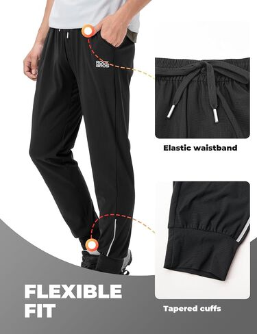 ROCKBROS Summer Cycling Pants for Men Breathable Bike Pants with Pocket Lightweight Road Mountain Biking Pants in Kuwait