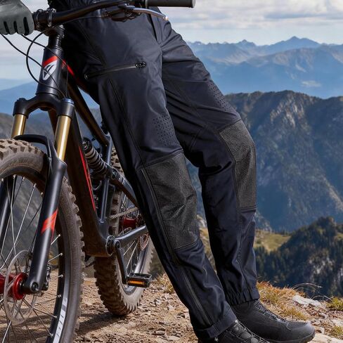 VXW Hiking Pants for Men - Quick Dry Riding & Fishing Trousers for Outdoor Work with Zipper Pockets Reinforced Knees in Saudi Arabia