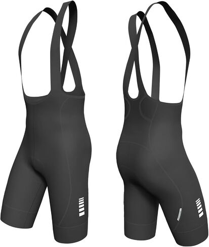 Lo.gas Men's Cycling Bib Shorts 3D Padded Bike Shorts High Stretch Quick-Dry 3 Pockets & 2.56 Inch Non-Slip Leg Grippers in Kuwait