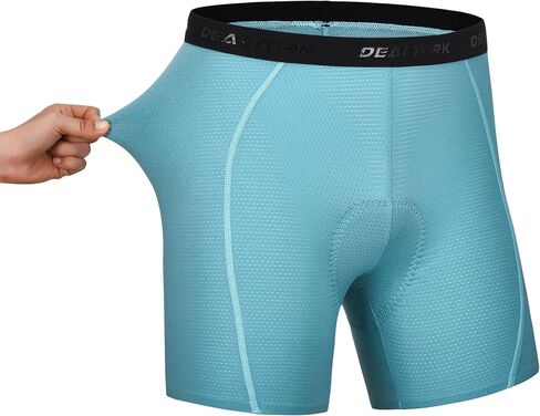 Padded Cycling Shorts Men's Cycling Underwear with 3D Padding Biking Bicycle Shorts Shock Absorb Comfortable Lightweight in Saudi Arabia