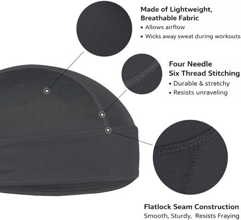 Kids Cooling Do Rag 2-Pack, Adjustable Skull Cap & Head Wrap for Boys and Girls, Sports, Bike Riding, Daily Wear in Saudi Arabia
