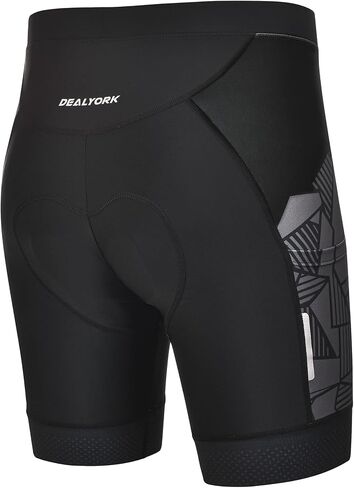 Padded Cycling Shorts Men's Cycling Underwear with 3D Padding Biking Bicycle Shorts Shock Absorb Comfortable Lightweight in Saudi Arabia