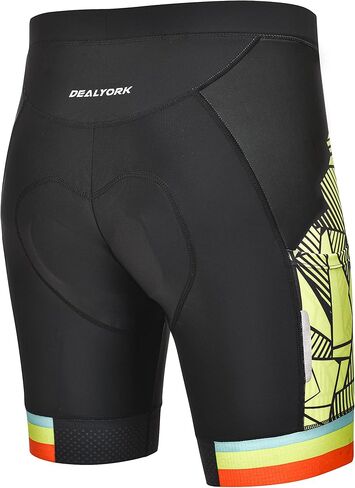 Padded Cycling Shorts Men's Cycling Underwear with 3D Padding Biking Bicycle Shorts Shock Absorb Comfortable Lightweight in Saudi Arabia