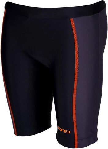 Zone3 Kid's Tri Short (Black/Hi-Vis Orange, Large) in Kuwait