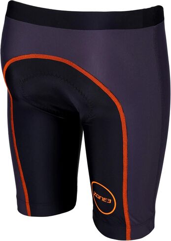 Zone3 Kid's Tri Short (Black/Hi-Vis Orange, Large) in Kuwait