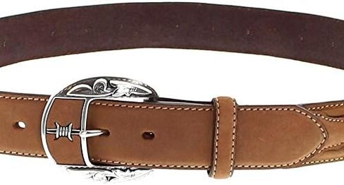 Justin Fenced In Leather Belt in Saudi Arabia