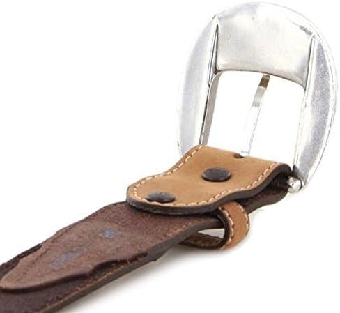 Justin Fenced In Leather Belt in Saudi Arabia