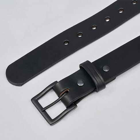 Hanks The Everyday Belt - Made in USA Men’s Leather Belt - 100% Full Grain Leather Heavy Duty Belt for Men, 1.5" Wide in Kuwait