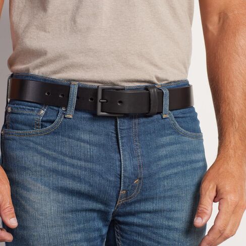 Hanks The Everyday Belt - Made in USA Men’s Leather Belt - 100% Full Grain Leather Heavy Duty Belt for Men, 1.5" Wide in Kuwait