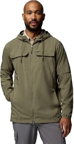 Columbia Men's Skien Valley Hooded Long Sleeve Shirt in Kuwait