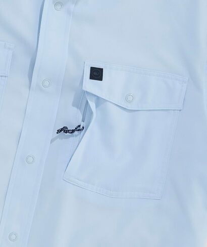 Vineyard Vines Men's Masthead Solid Short Sleeve Performance Harbor Shirt in Kuwait