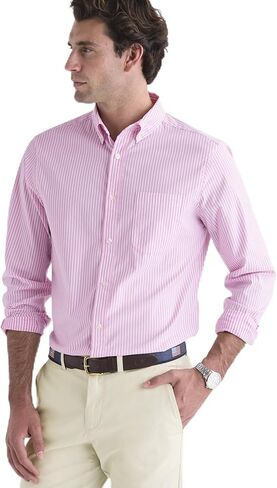 Vineyard Vines Men's Marathon Stripe Performance Cotton Shirt in Kuwait