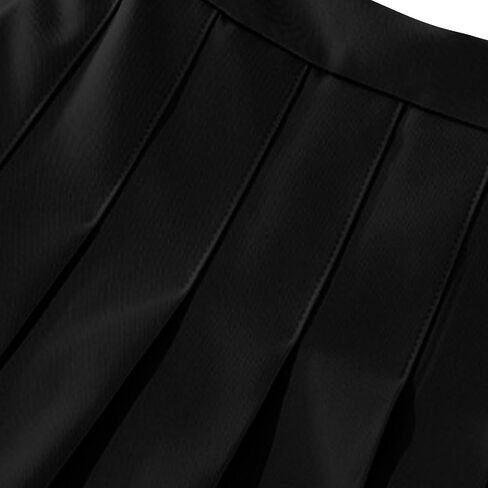 Uniform Skirts for Girls Pleated Elastic Waist A Line Mini Tennis Skirt Uniform Outfits for Kids Size 2-16 Years in Saudi Arabia