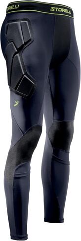 Storelli BodyShield CoolCore GK Leggings – Soccer Goalkeeper Padded Compression Pants with Hip & Thigh Protection in Kuwait