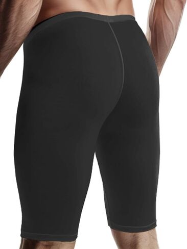 Men's Compression Base Layer Shorts Workout Running Leggings Pants Bodybuilding Yoga Capris Tights in Saudi Arabia