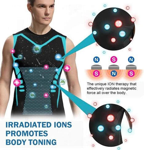 North Alpine Compression Vest Men, Version Ionic Shaping Sleeveless Shirt, Version Close-Fitting Sleeveless Shirt in Saudi Arabia