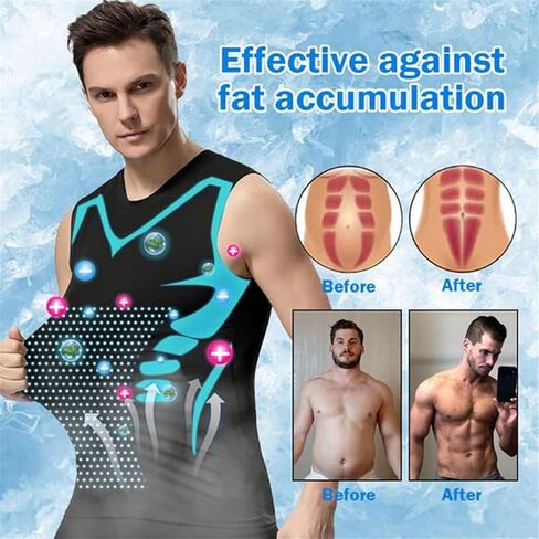 North Alpine Compression Vest Men, Version Ionic Shaping Sleeveless Shirt, Version Close-Fitting Sleeveless Shirt in Saudi Arabia