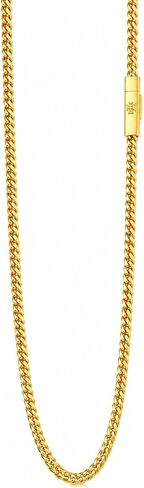 10K Yellow Gold Miami Cuban Link Chain Necklace for Men and Women, 7.5mm Italian Cuban Chain, 26 Inch in Kuwait