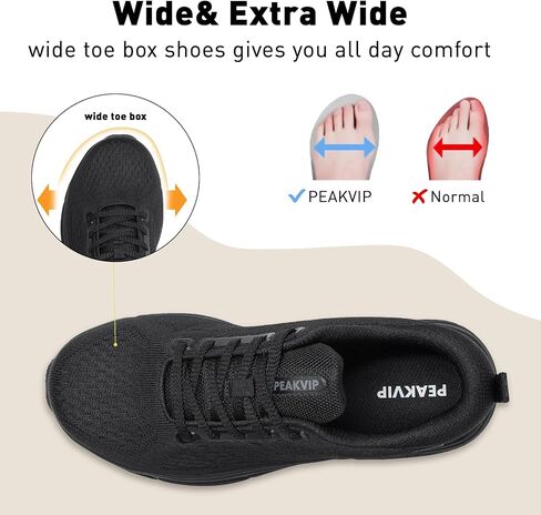 Wide Steel Toe Shoes for Men Orthopedic Safety Shoes with Arch Support, Waterproof Non Slip Work Shoes Comfortable Cushioned Walking Shoes in Saudi Arabia
