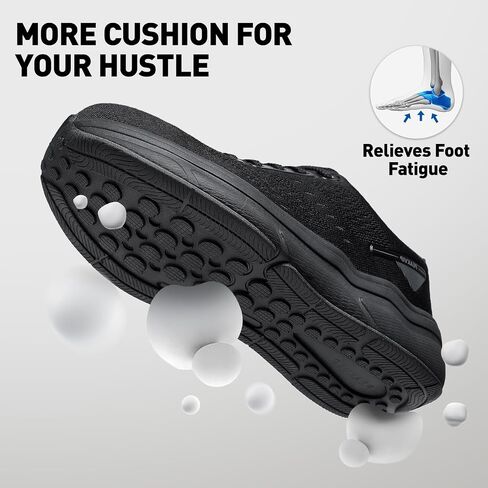 Wide Steel Toe Shoes for Men Orthopedic Safety Shoes with Arch Support, Waterproof Non Slip Work Shoes Comfortable Cushioned Walking Shoes in Saudi Arabia