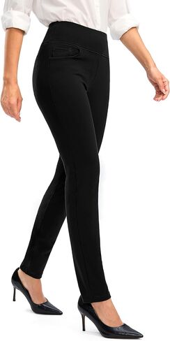 Rammus Womens High Waist Dress Pants with Pockets Business Casual Work Pants for Women Stretchy Skinny Slacks for Office in Saudi Arabia