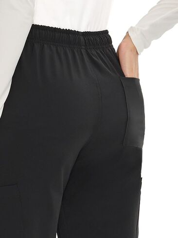 COZYFIT Straight Leg Scrub Pants for Women, Drawstring Soft Stretch, Anti-Wrinkle Women's Scrub Pants with 6 Pockets in Kuwait