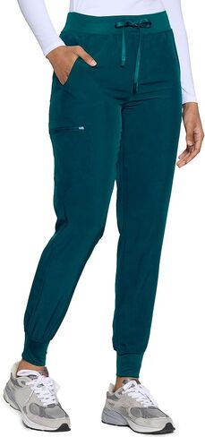 COZYFIT Womens Scrub Pants - Soft Stretch Yoga Style with 5 Pockets, Slim Fit Jogger Scrubs Pants for Women in Kuwait