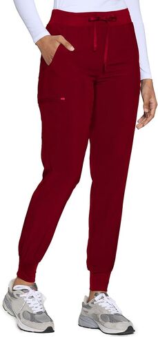 COZYFIT Womens Scrub Pants - Soft Stretch Yoga Style with 5 Pockets, Slim Fit Jogger Scrubs Pants for Women in Kuwait