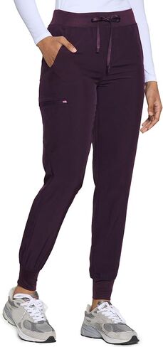 COZYFIT Womens Scrub Pants - Soft Stretch Yoga Style with 5 Pockets, Slim Fit Jogger Scrubs Pants for Women in Kuwait