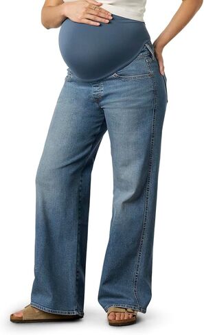 بنطلون جينز Levi Strauss Signature Gold للنساء للحوامل مريح وواسع الساق in Kuwait
