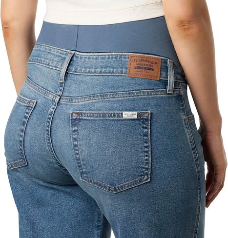 بنطلون جينز Levi Strauss Signature Gold للنساء للحوامل مريح وواسع الساق in Kuwait
