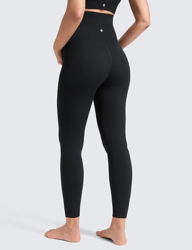 CRZ YOGA Softretch Maternity No Front Seam Leggings 25" - Workout Yoga Casual Womens Pregnancy Pants Over The Belly in Kuwait