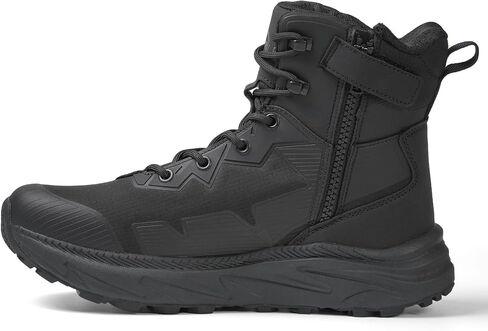 Womens Tactical Boots Comfortable Work Boots For Women 6 Inch Lightweight Combat Boots Womens Zipper Emt Army Boots For Women in Kuwait