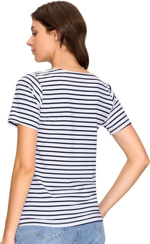 3 Pack Women's Nursing Tops, Breastfeeding Shirts Short Sleeve, Double Layer Maternity Clothes in Saudi Arabia